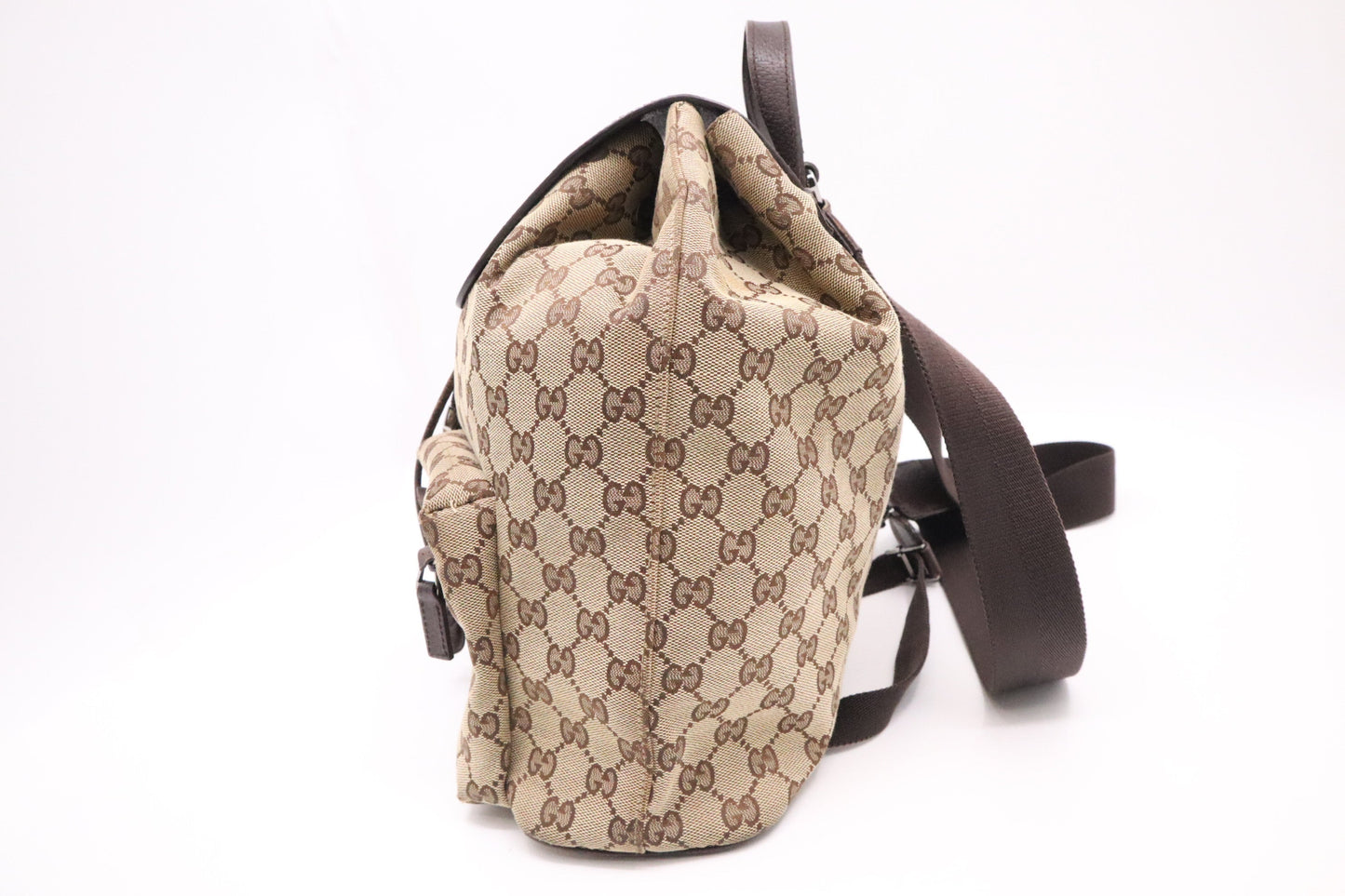 Gucci Backpack GG Canvas Brown