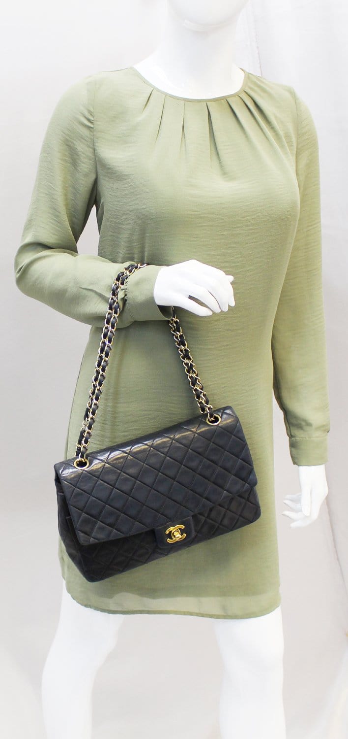 Chanel Medium Flap Shoulder Bag Leather Quilted