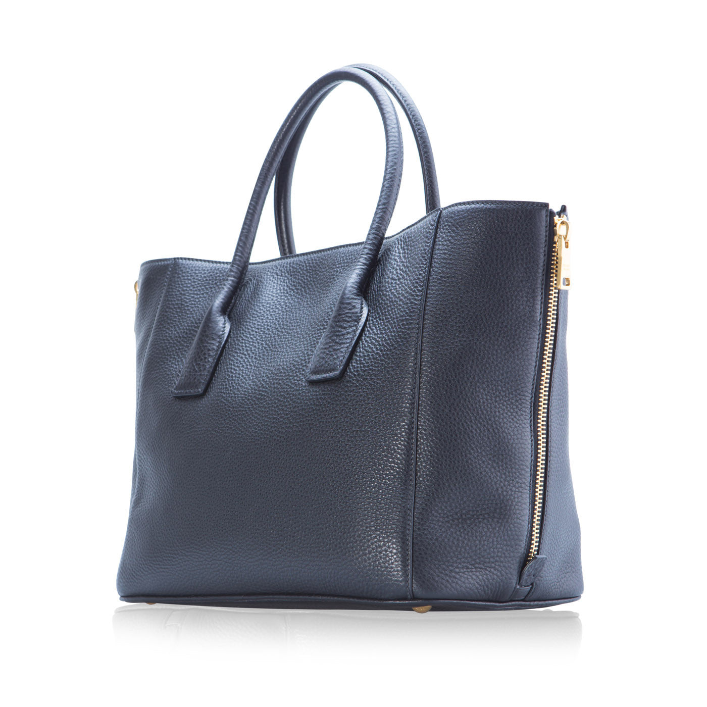 Prada Vit Daino Twin Pocket Tote Shoulder Shoulder Bag