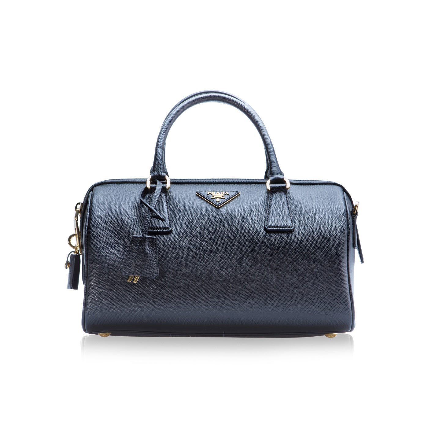 Prada Lux Boston Shoulder Bag Saffiano