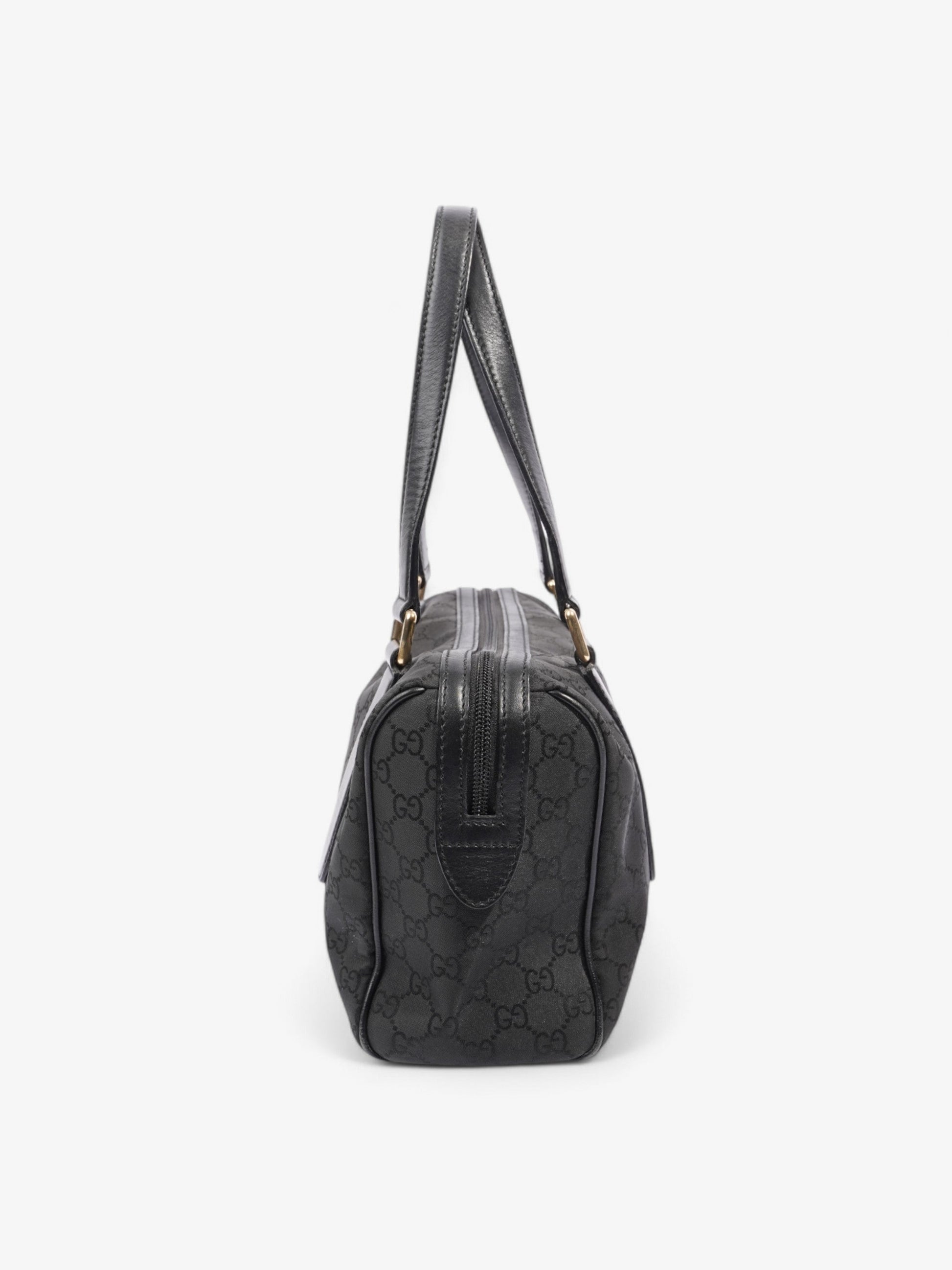 Gucci Boston Supreme Shoulder Bag Nylon Black