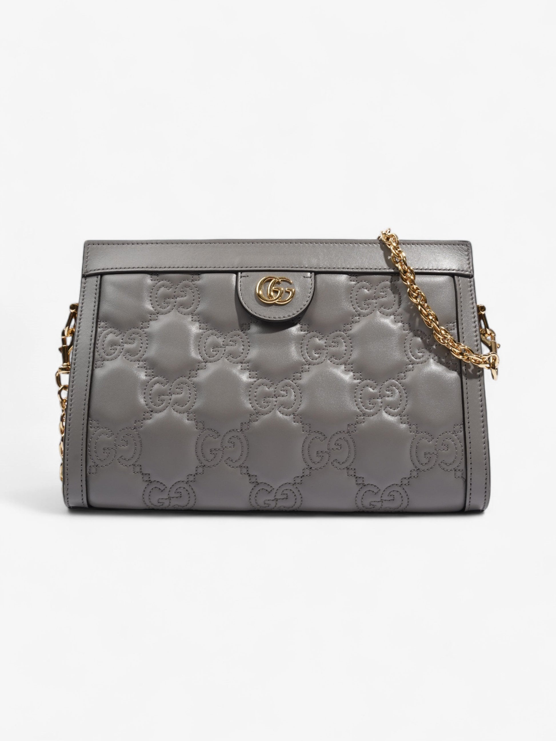Gucci Ophidia Supreme Grey Crossbody Bag Leather Matelasse