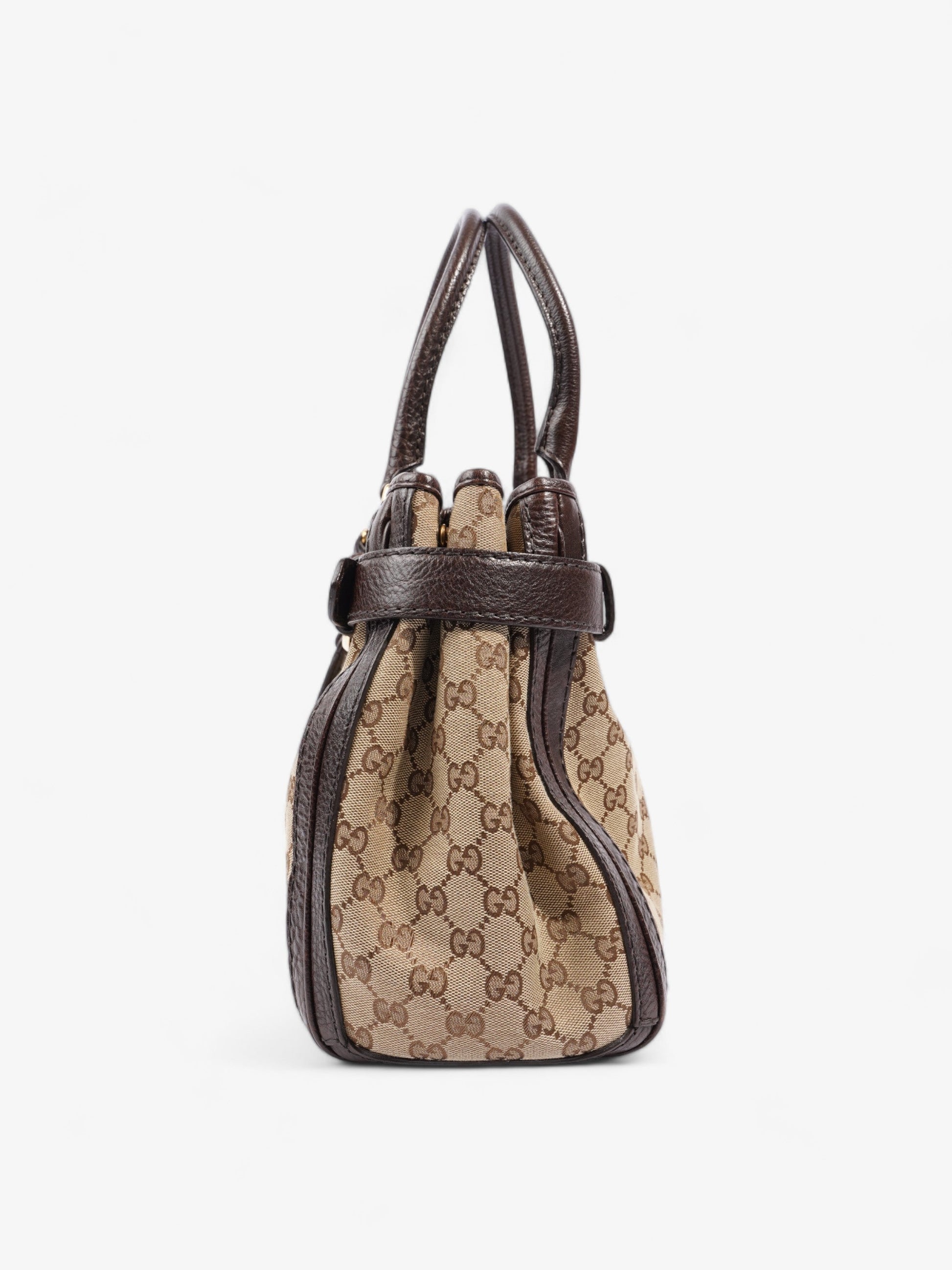 Gucci Running Tote And Ebony Supreme Canvas Beige Tote Bag