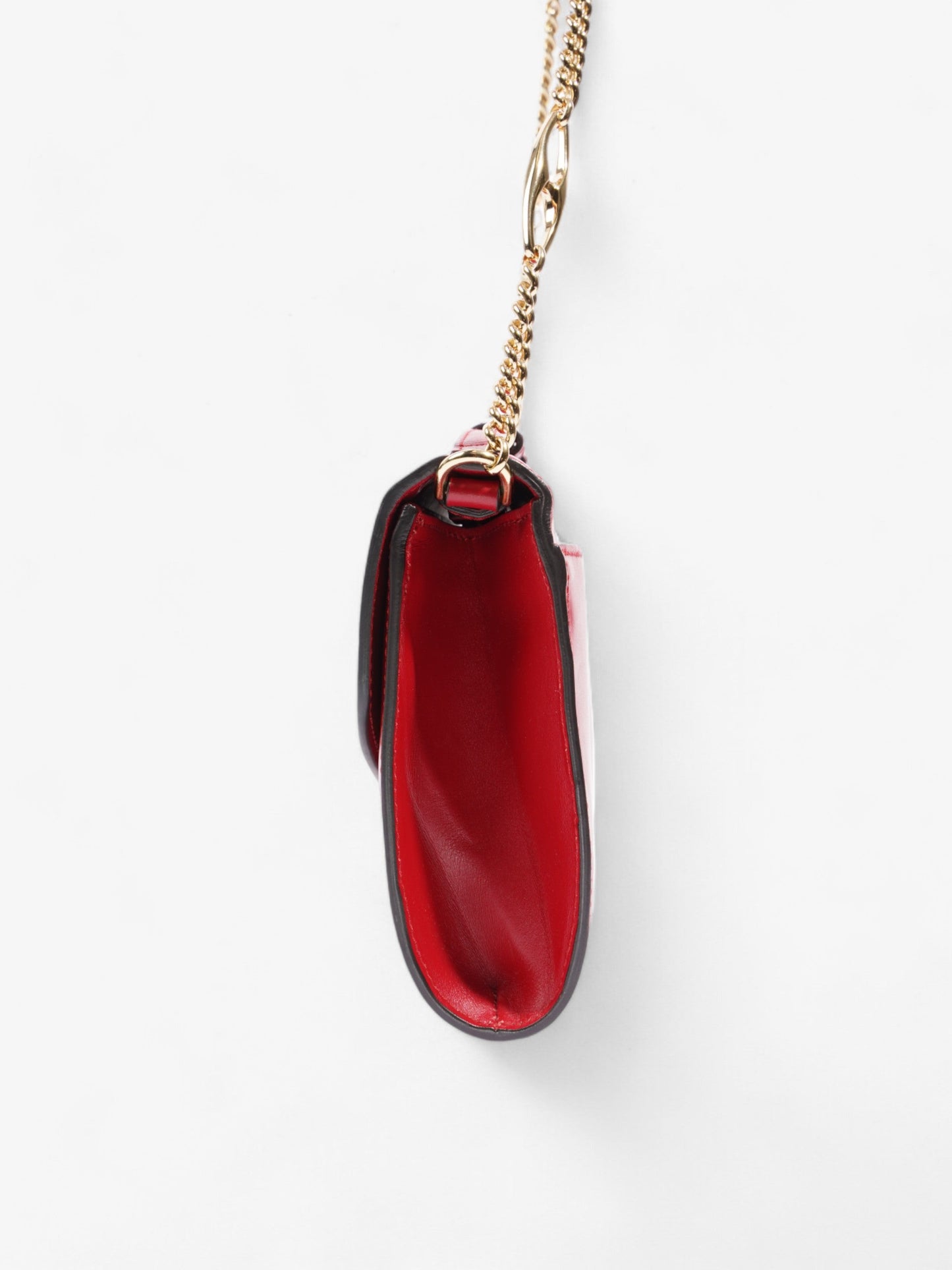 Gucci Zumi Shoulder Bag Leather Red