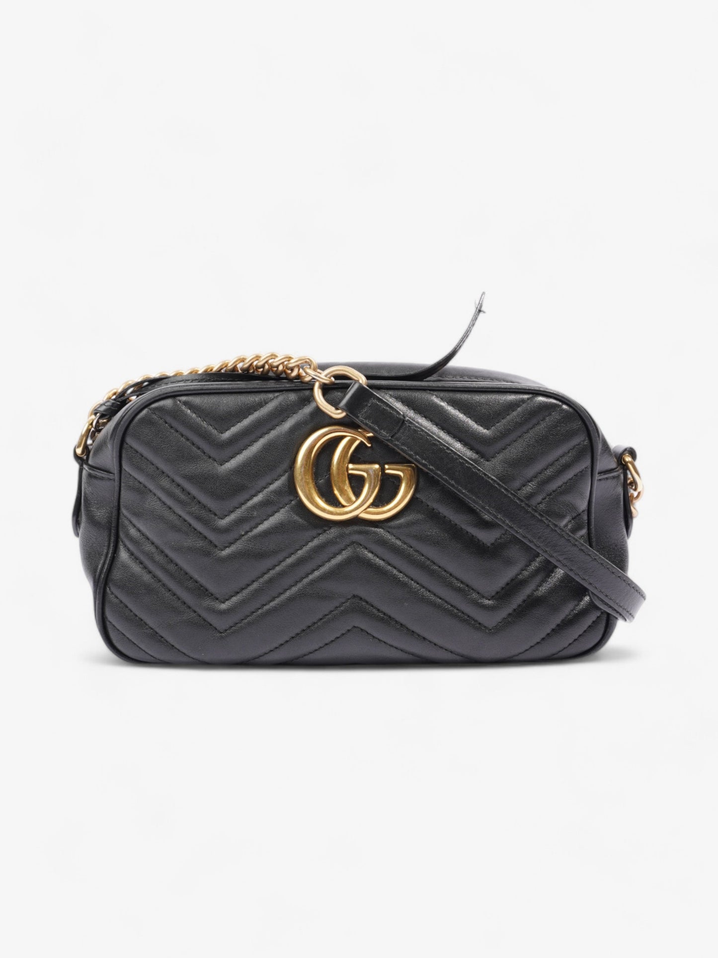 Gucci Marmont Zip Small Shoulder Bag Leather Matelasse Small 3