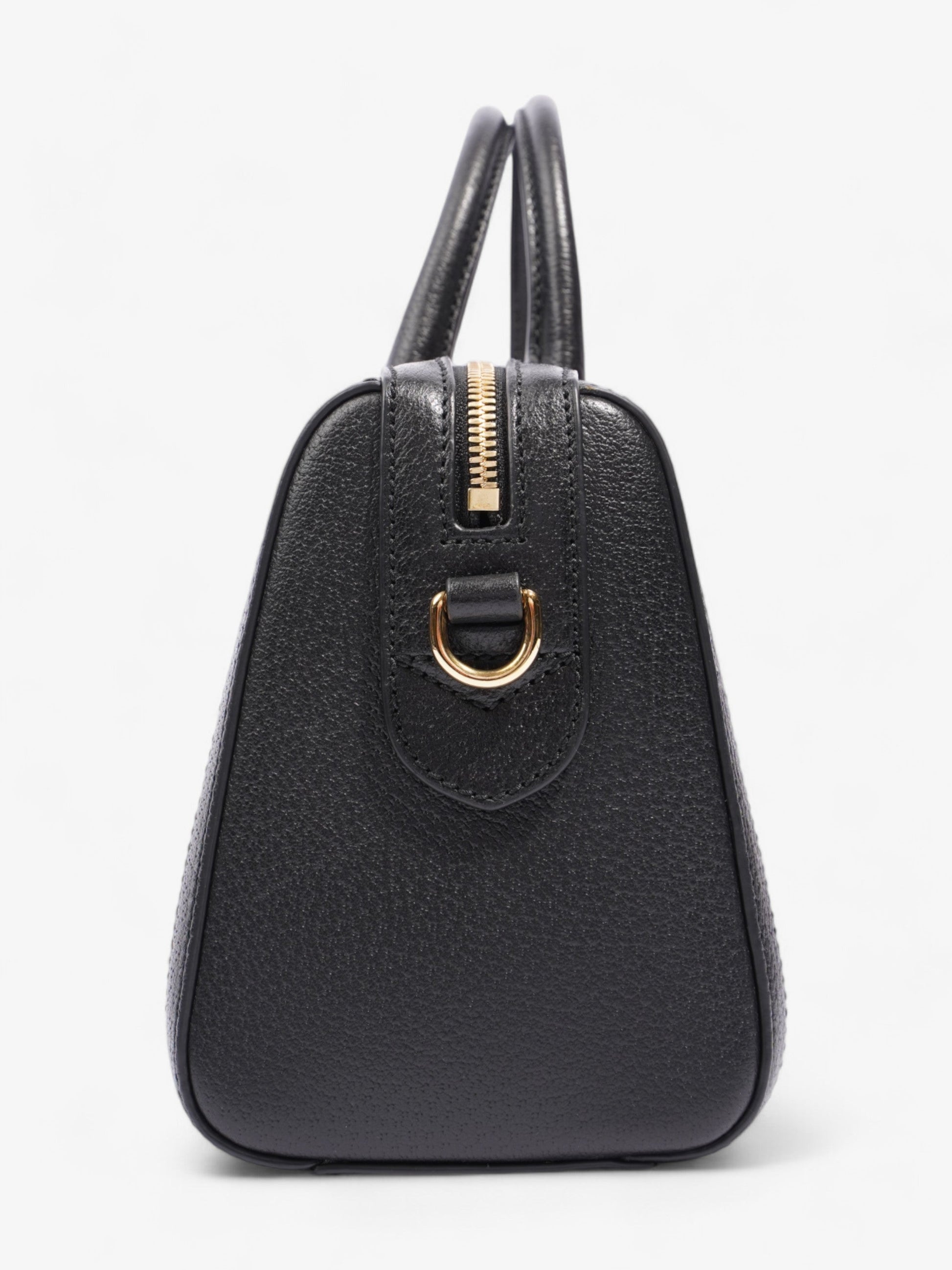 Gucci Ophidia Boston Bag Green Medium Leather Black Shoulder Bag