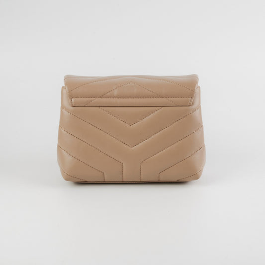 YSL Saint Laurent Lou Lou Crossbody Bag Beige Toy Beige Crossbody Bag
