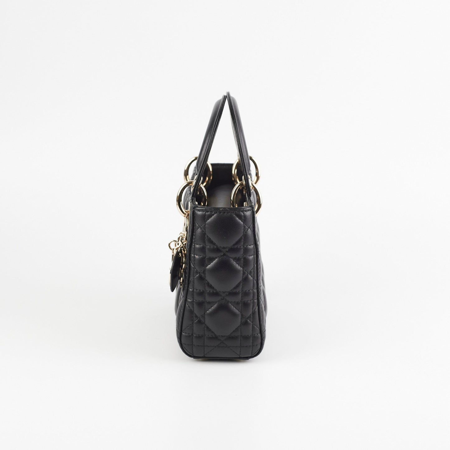 Dior Lady Crossbody Bag Lambskin Black Mini