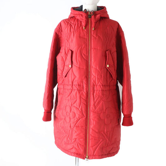 Louis Vuitton Hoodie Filling 100 polyester Rib Leather Nylon Wool Red Apparel