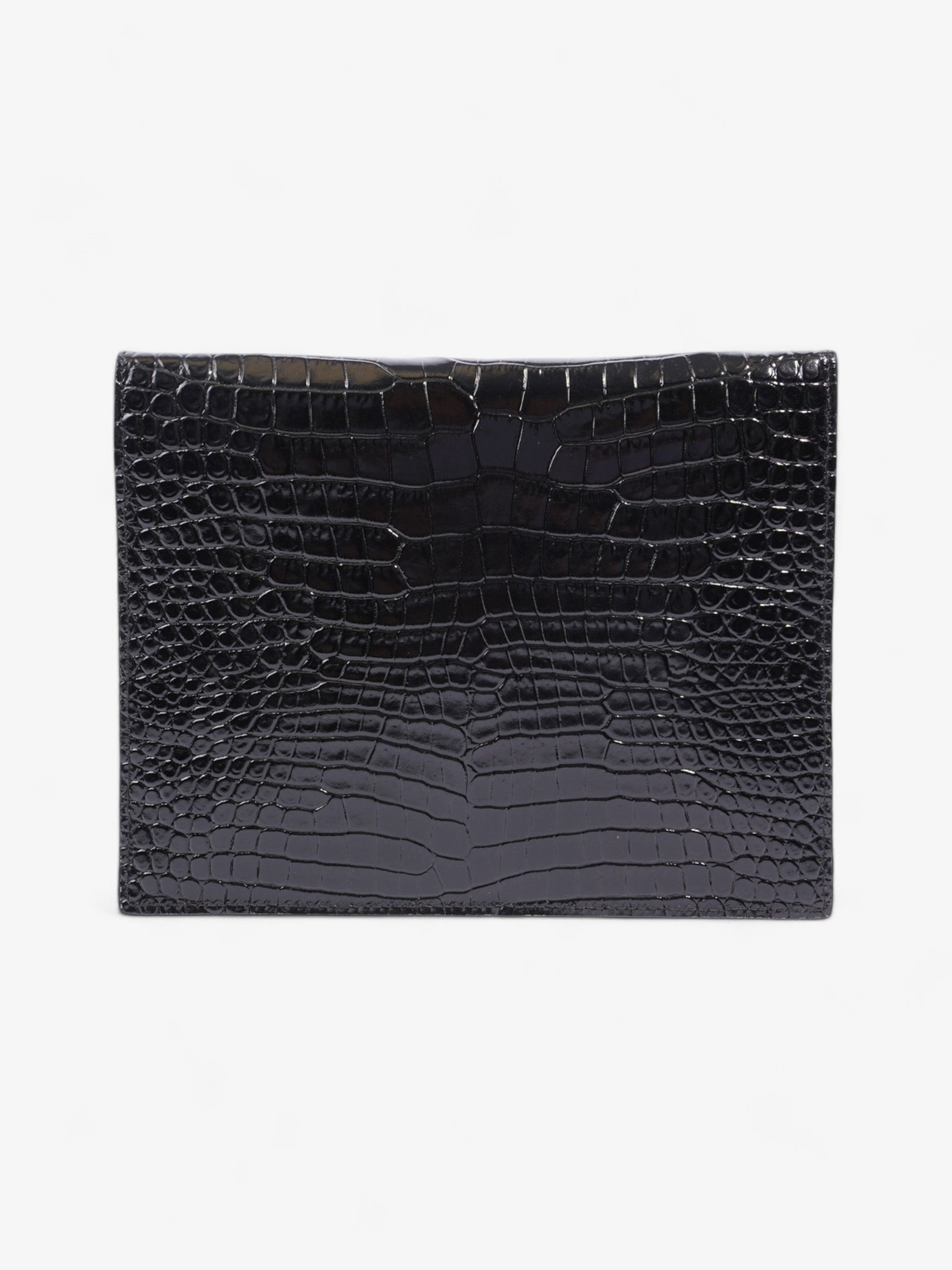 YSL Saint Laurent Uptown Clutch Leather Black Small Clutch Bag