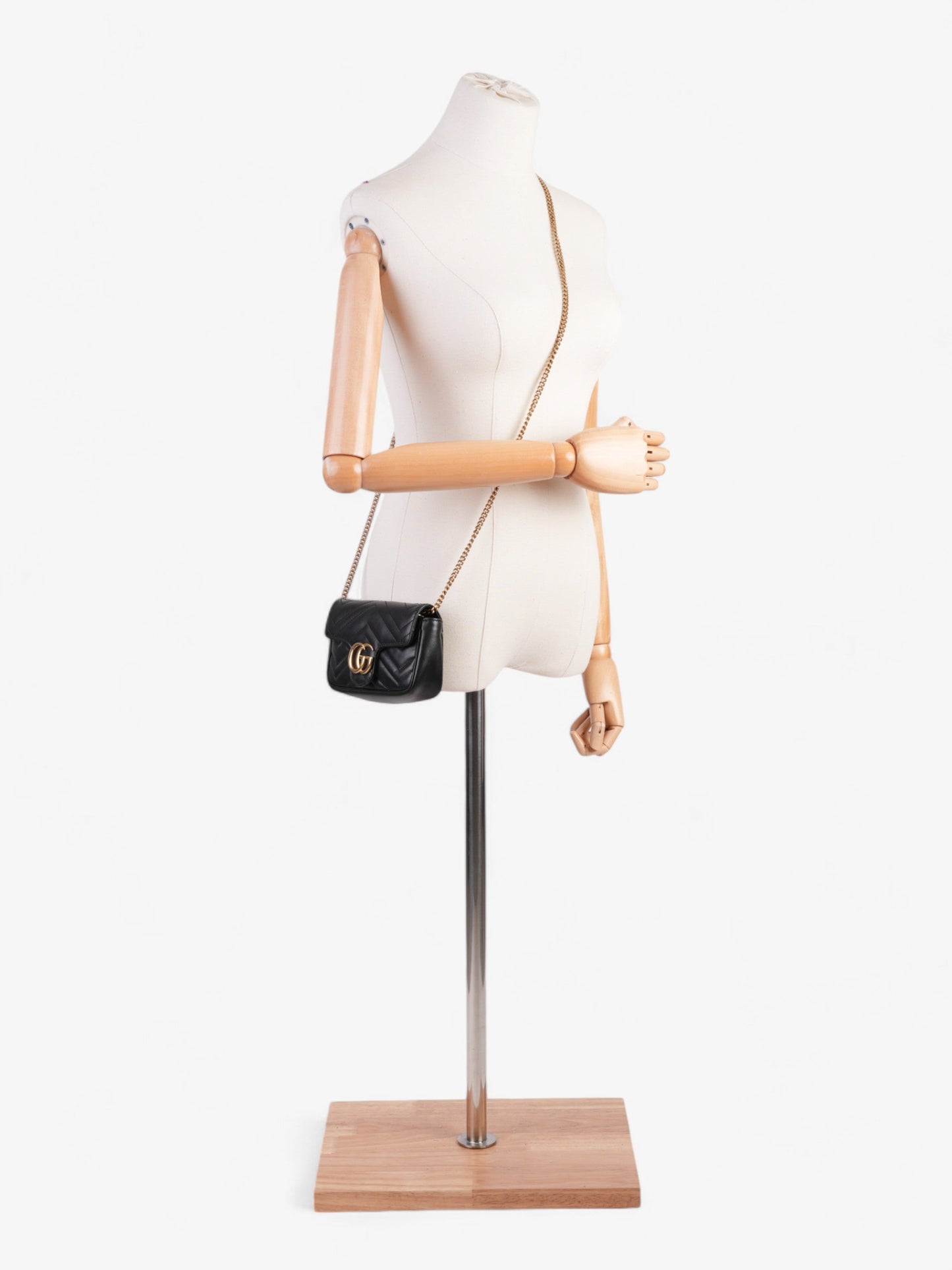 Gucci Marmont Super Mini Crossbody Bag Leather Matelasse 4