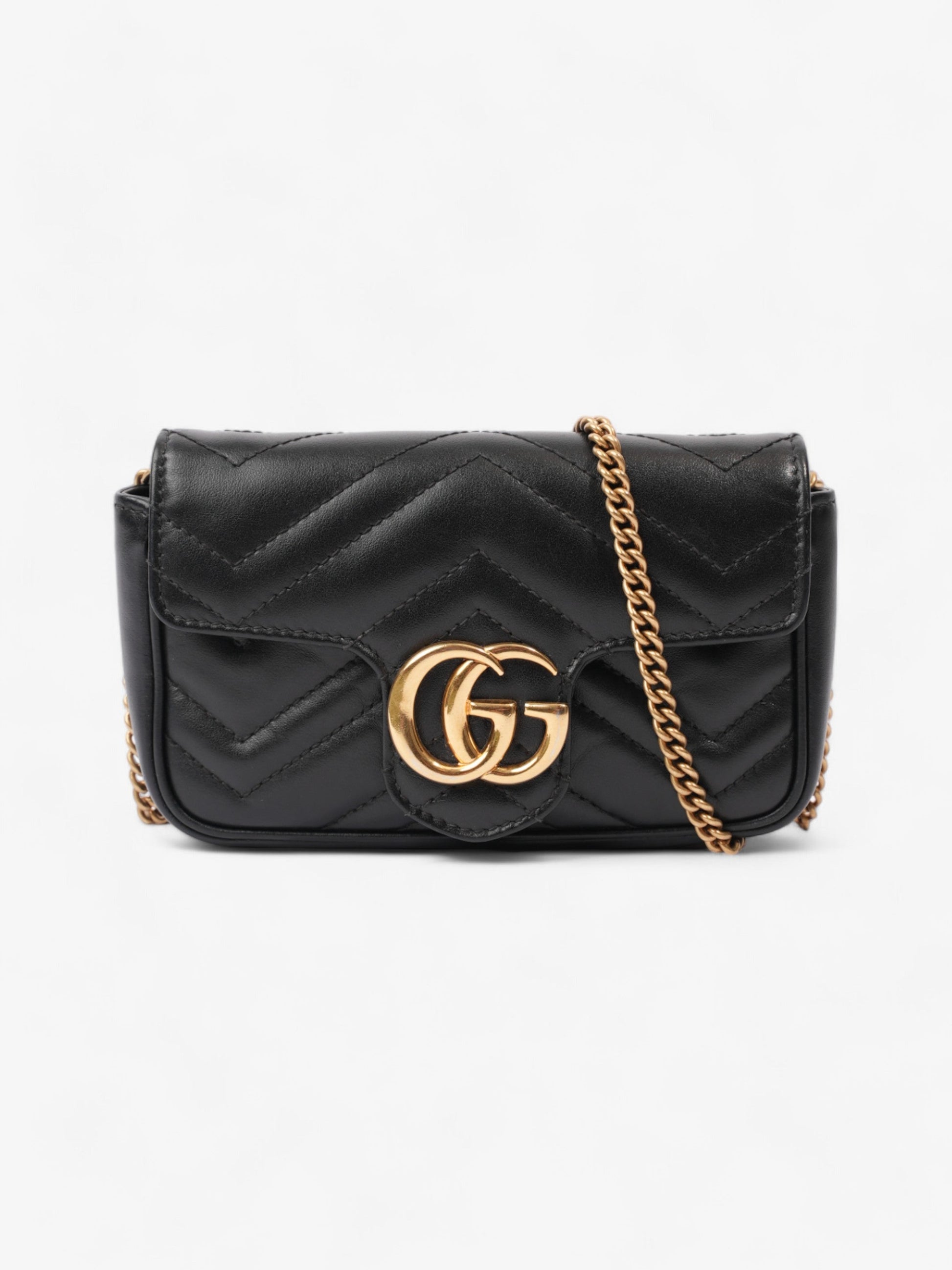 Gucci Marmont Super Mini Crossbody Bag Leather Matelasse 4