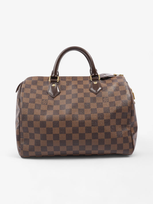 Louis Vuitton Speedy Ebene Coated 30 Canvas Coated Canvas Damier Apparel Canvas 31