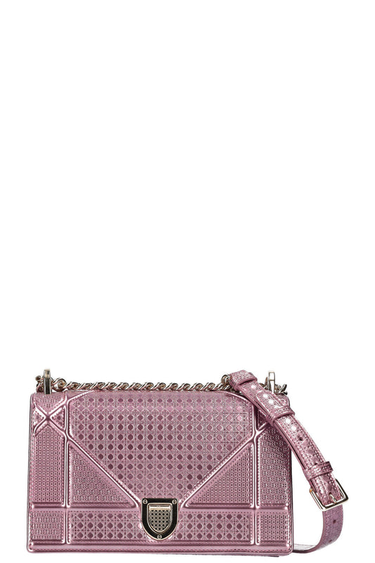 Dior Crossbody Bag ama Bag Metallic Pink