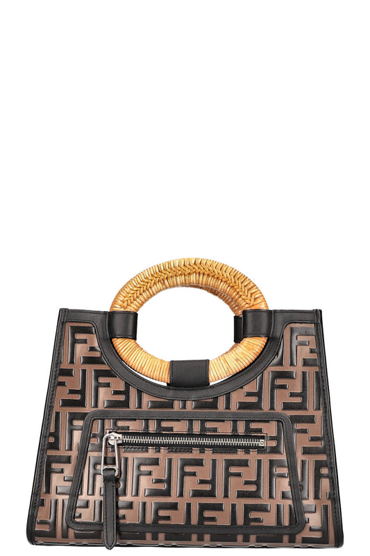 Fendi Tote Bag Runaway Zucca Small