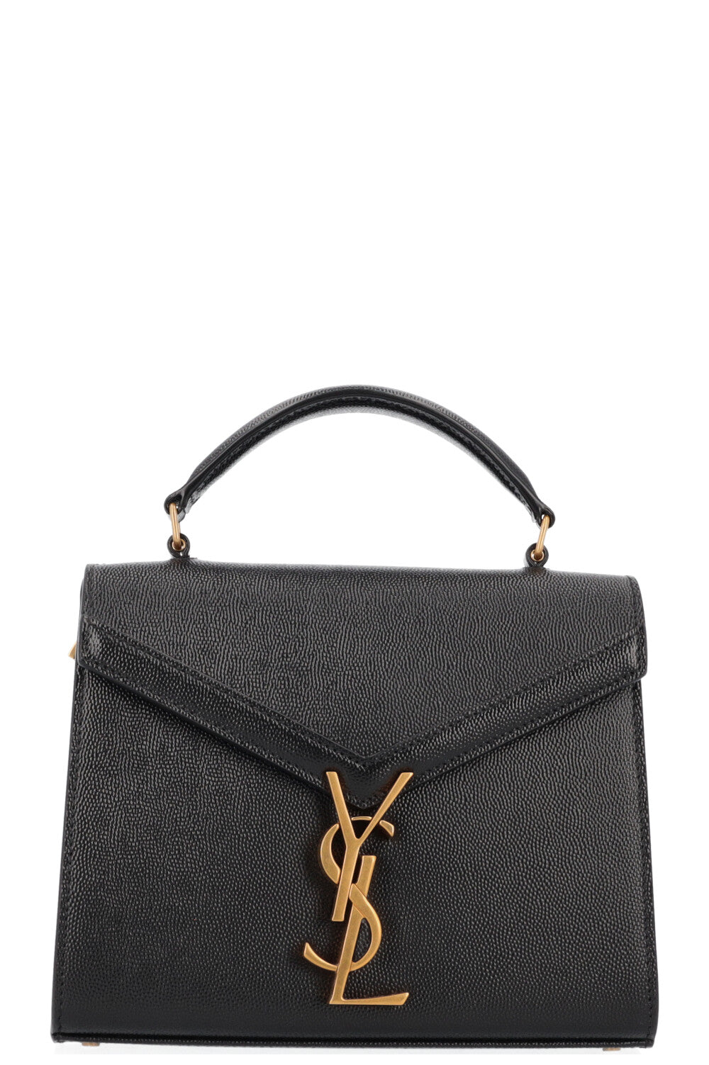 YSL Saint Laurent Cassandra Box Leather Black Mini Mini Bag