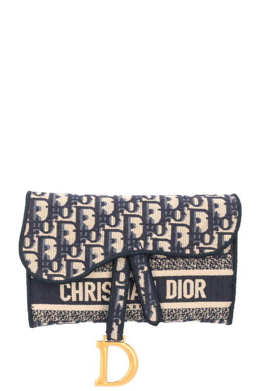 Dior Saddle Belt Pouch Oblique Canvas