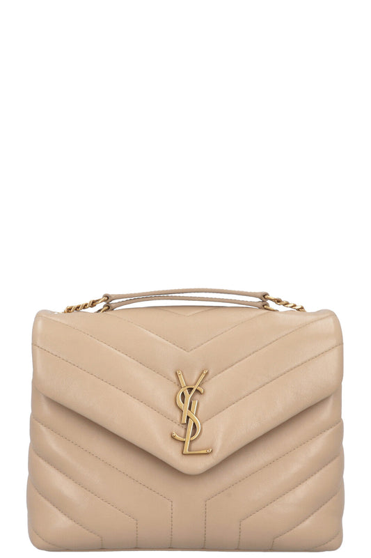 YSL Saint Laurent LouLou Bag Beige Small Handbag