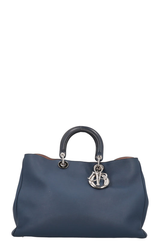 Dior Handbag issimo Bag Blue Large
