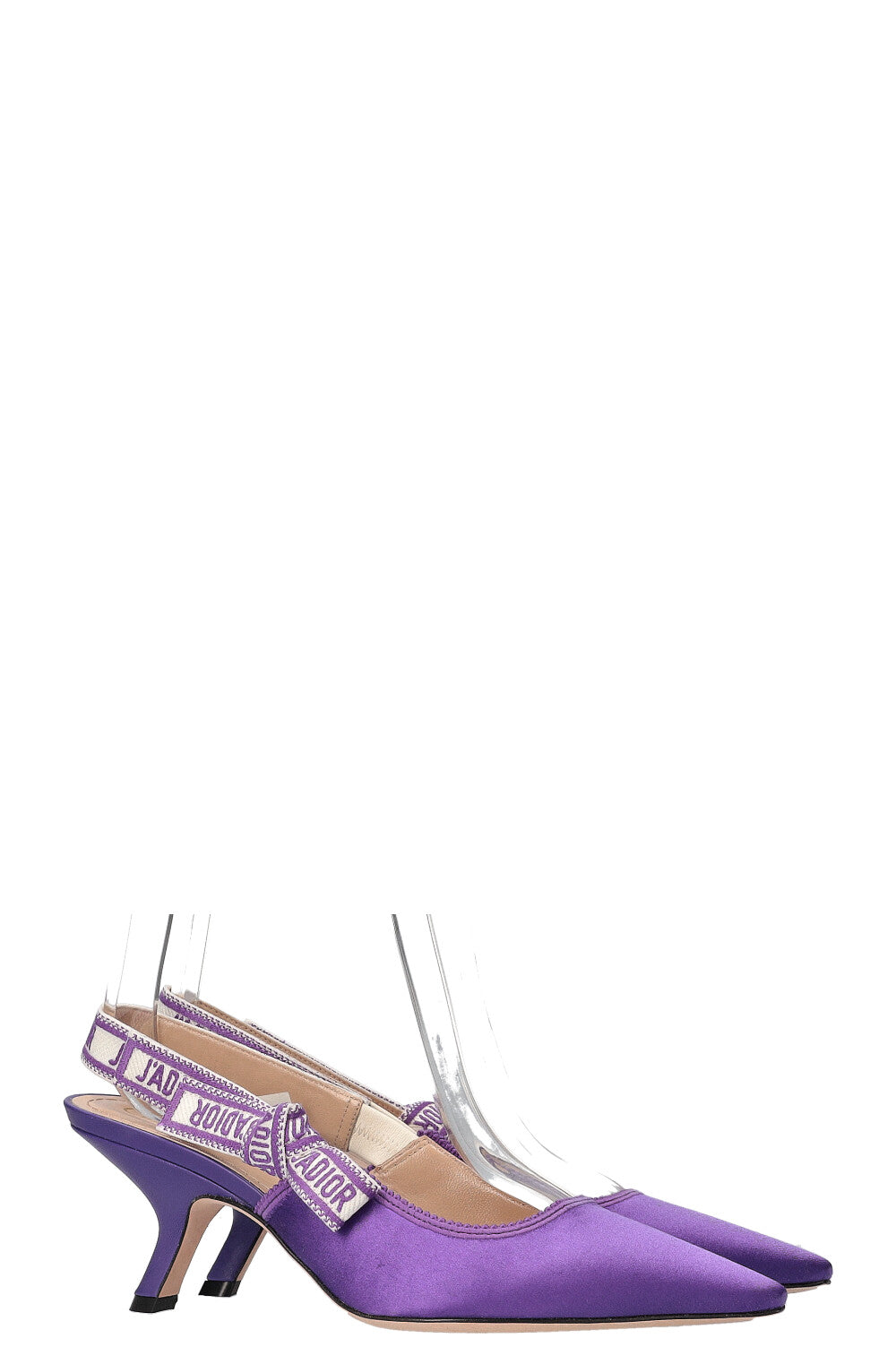 Dior Sling Bag J' Slingback Heels Purple Shoes