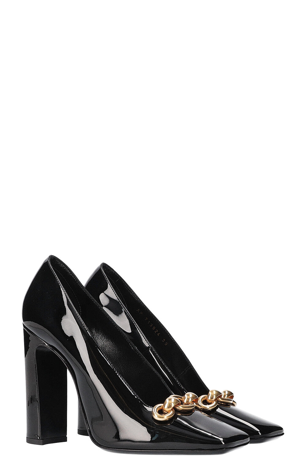 New Maillon Heels Patent Black Shoes