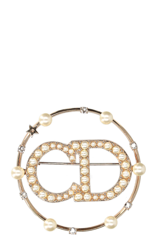 Dior Clair D Lune Brooch Pearls Handbag
