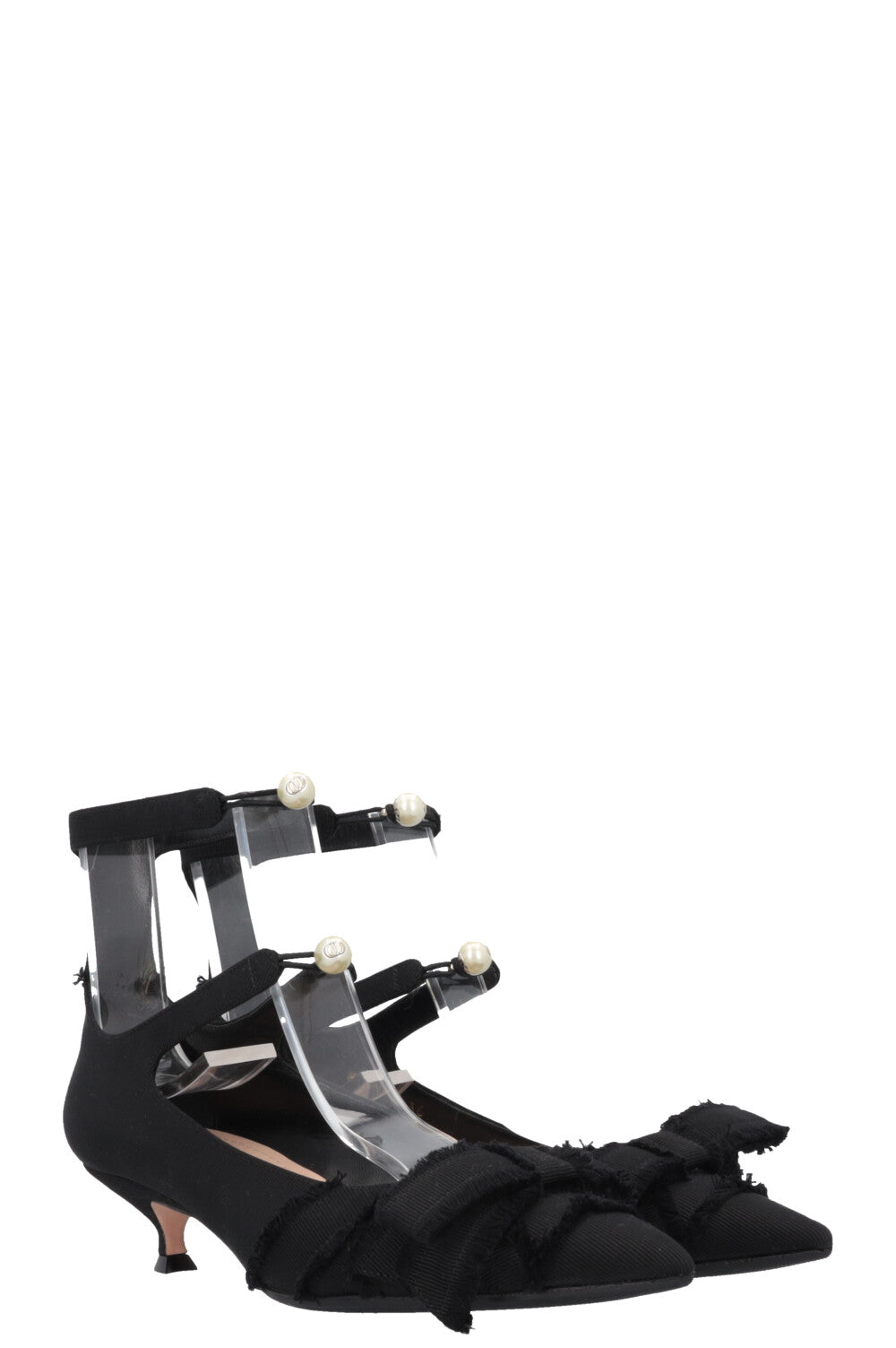 Dior Handbag Aable Kitten Heels Black Shoes