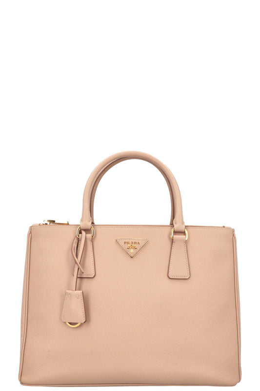 Prada Galleria Bag Saffiano Beige Large Handbag