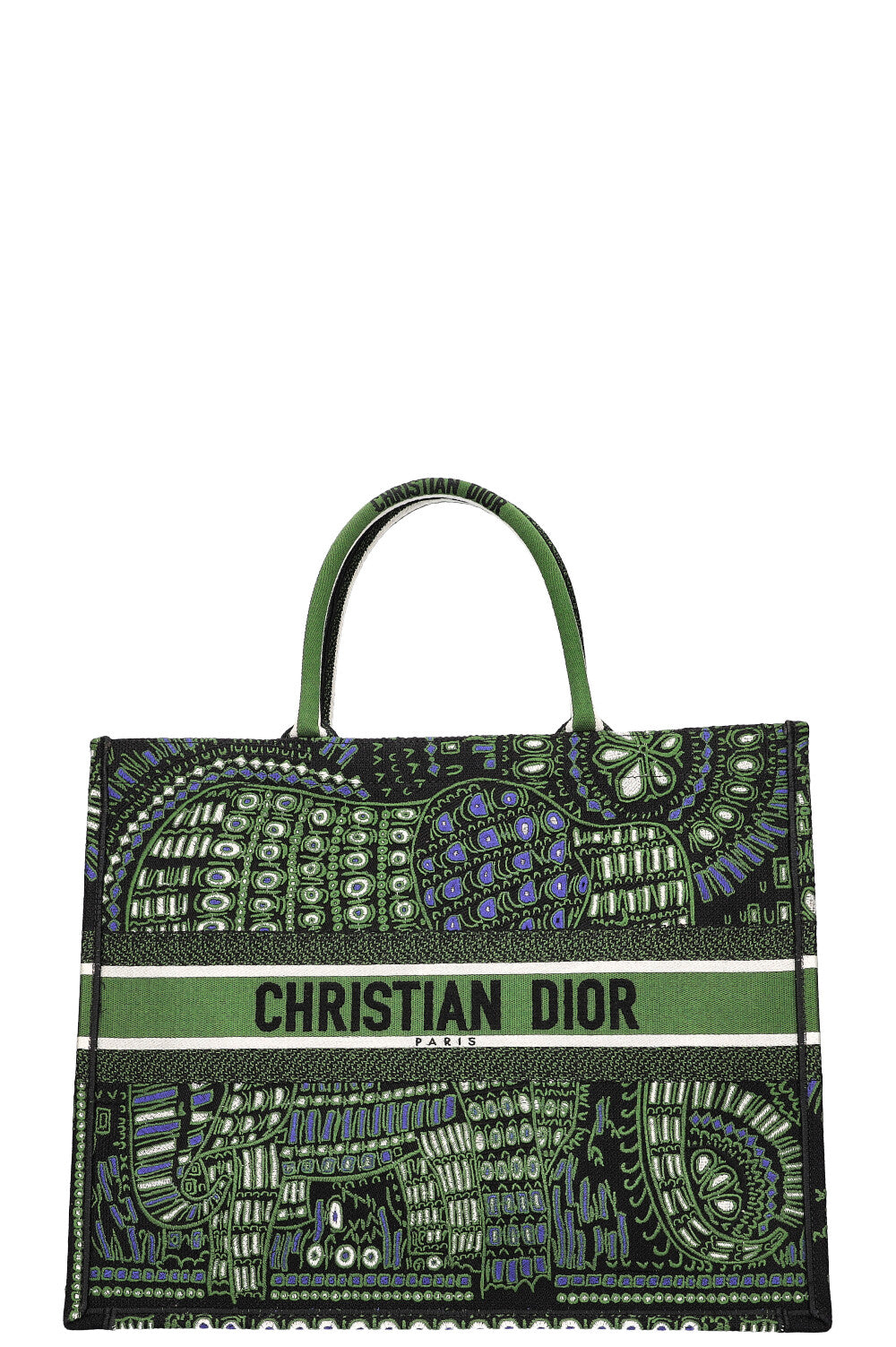 Dior Tote Bag Book Tote Green