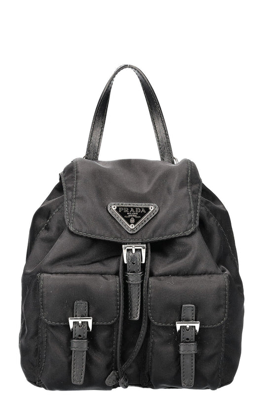 Prada Crossbody Bag Nylon Black Mini