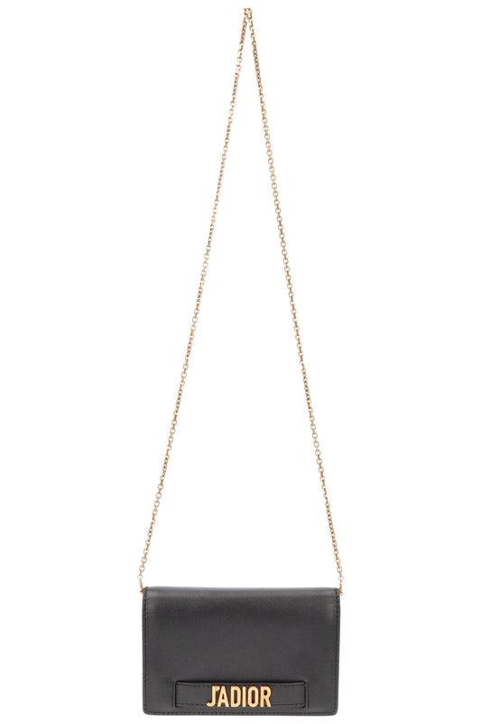 Dior Crossbody Bag J`a Leather Black Gold