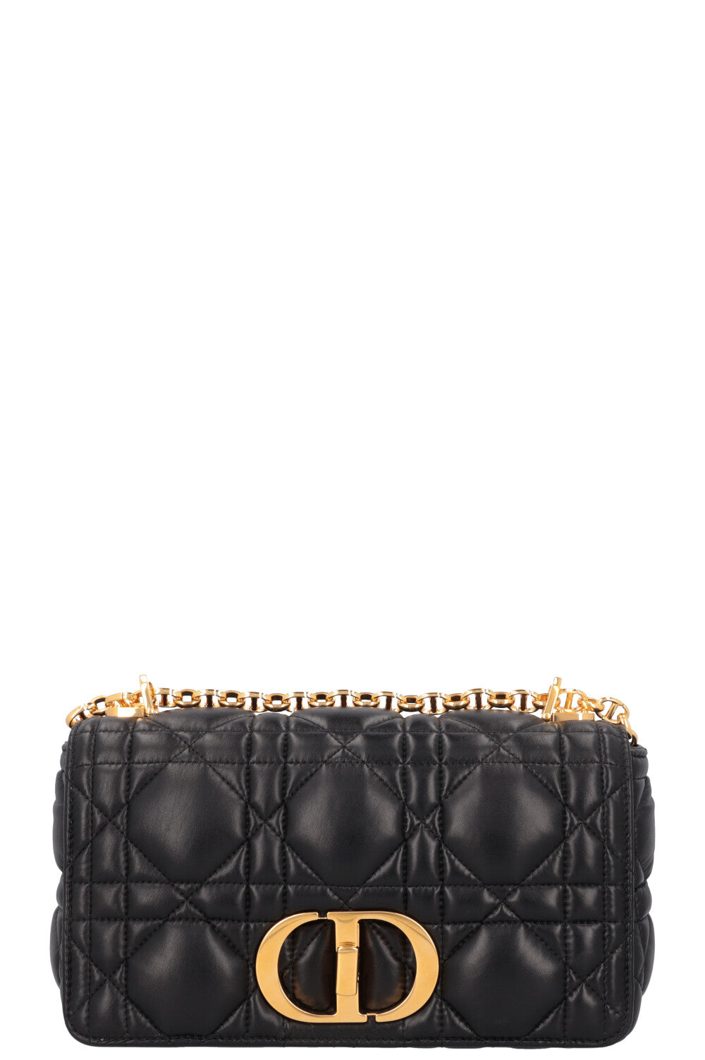 Dior Crossbody Bag Caro Cannage Black Medium