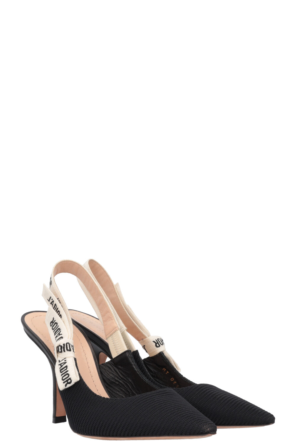 Dior Sling Bag J'A Slingback Heels Black Shoes