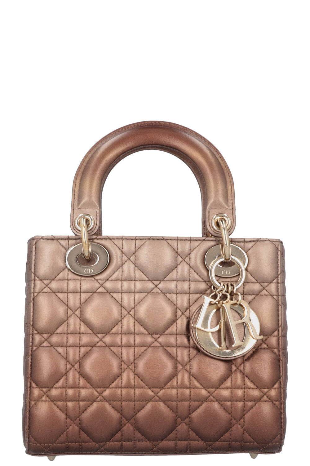Dior Crossbody Bag Lady ABC Radient Bronze Small