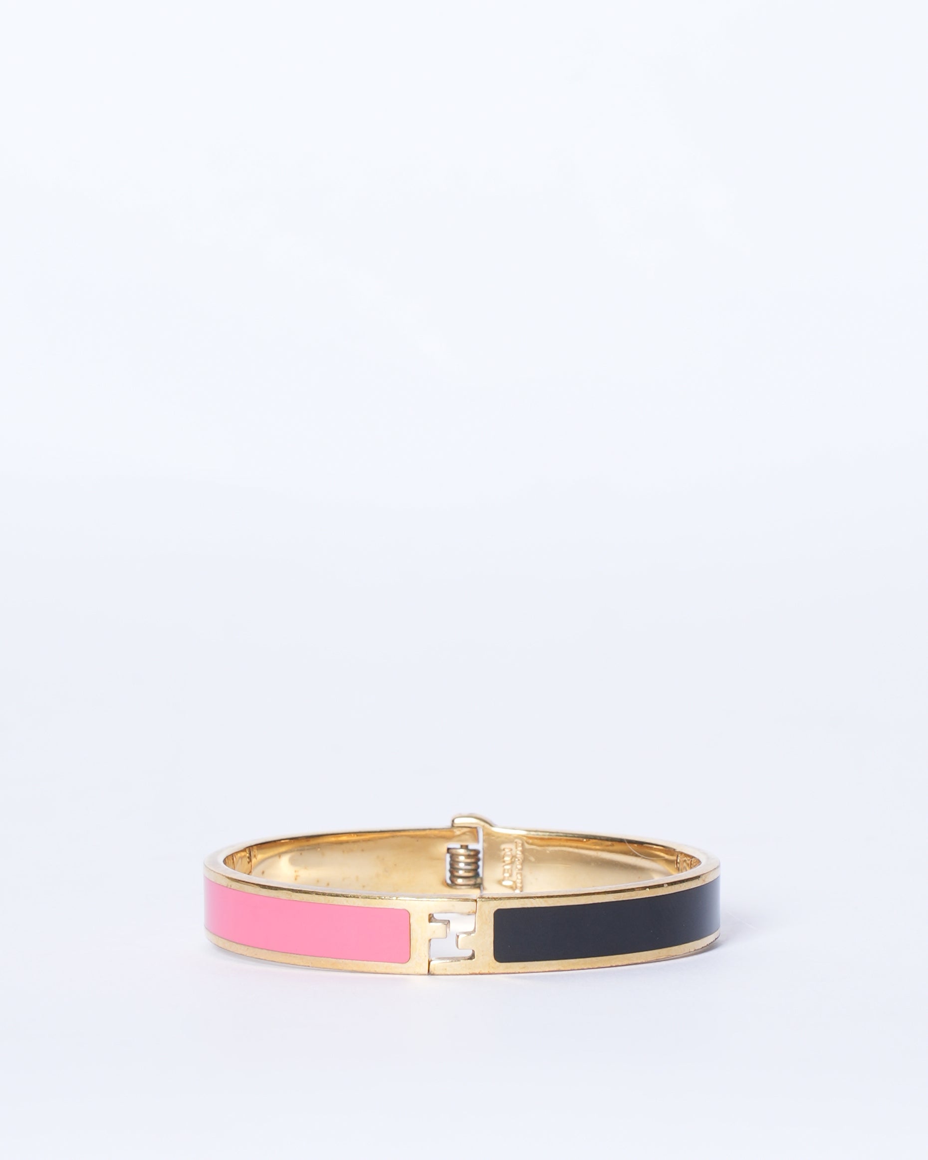 Fendi Handbag & Bracelet Black Pink Jewelry
