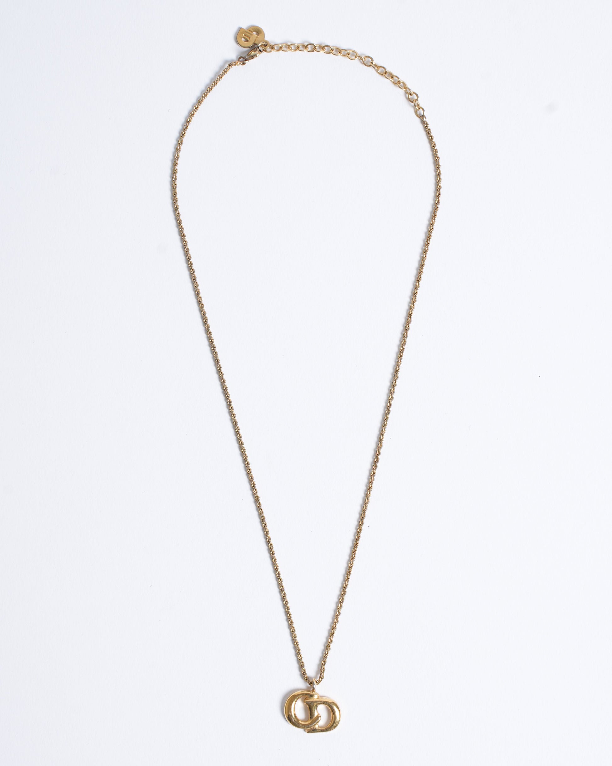 Dior Handbag Christian Made In Germany Plated Necklace Gold Jewelry