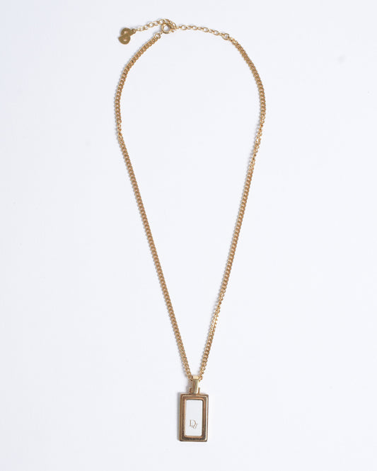 Dior Handbag Christian Plated Necklace Gold Jewelry
