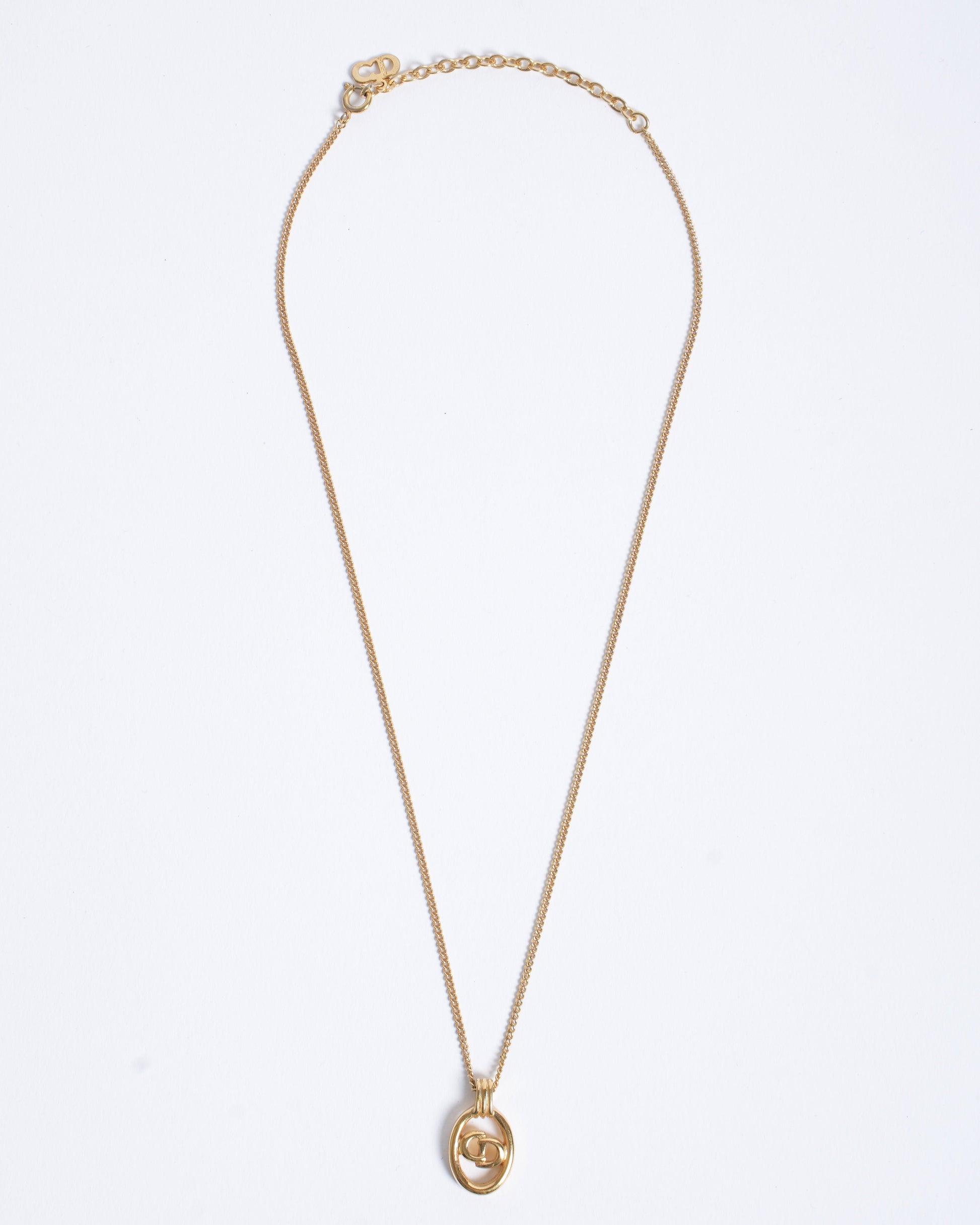 Dior Handbag Christian Plated Pendant Made In Germany Gold Jewelry