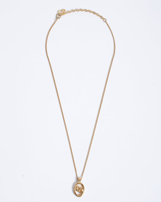 Dior Handbag Christian Plated Pendant Made In Germany Gold Jewelry