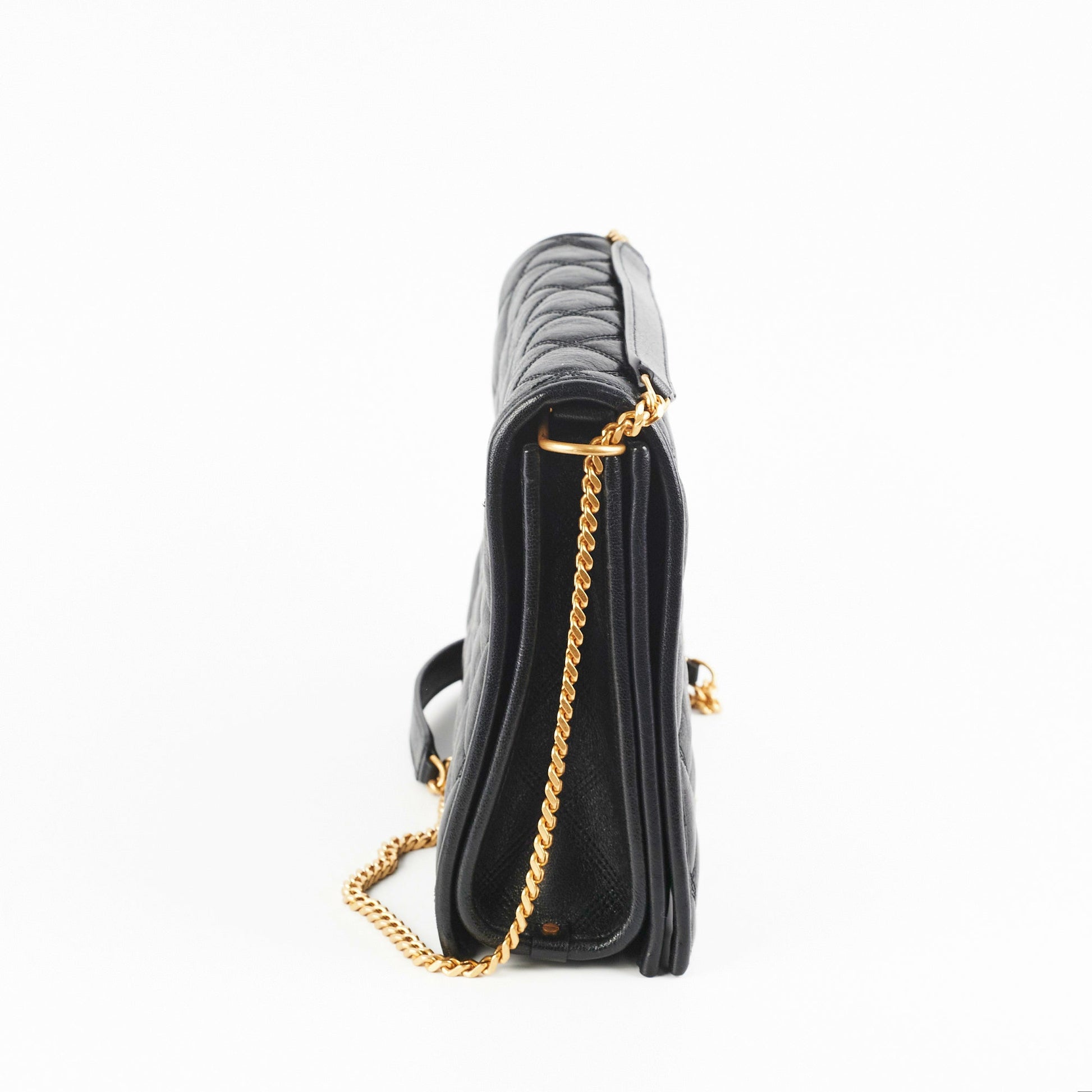 YSL Saint Laurent Becky Shoulder Bag Black