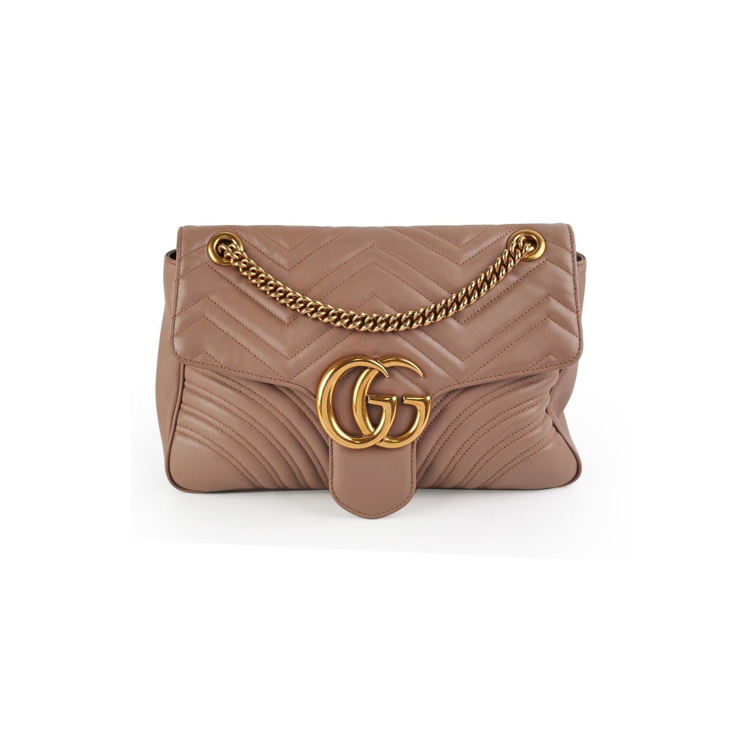 Gucci Marmont Dusty Crossbody Bag Pink Medium