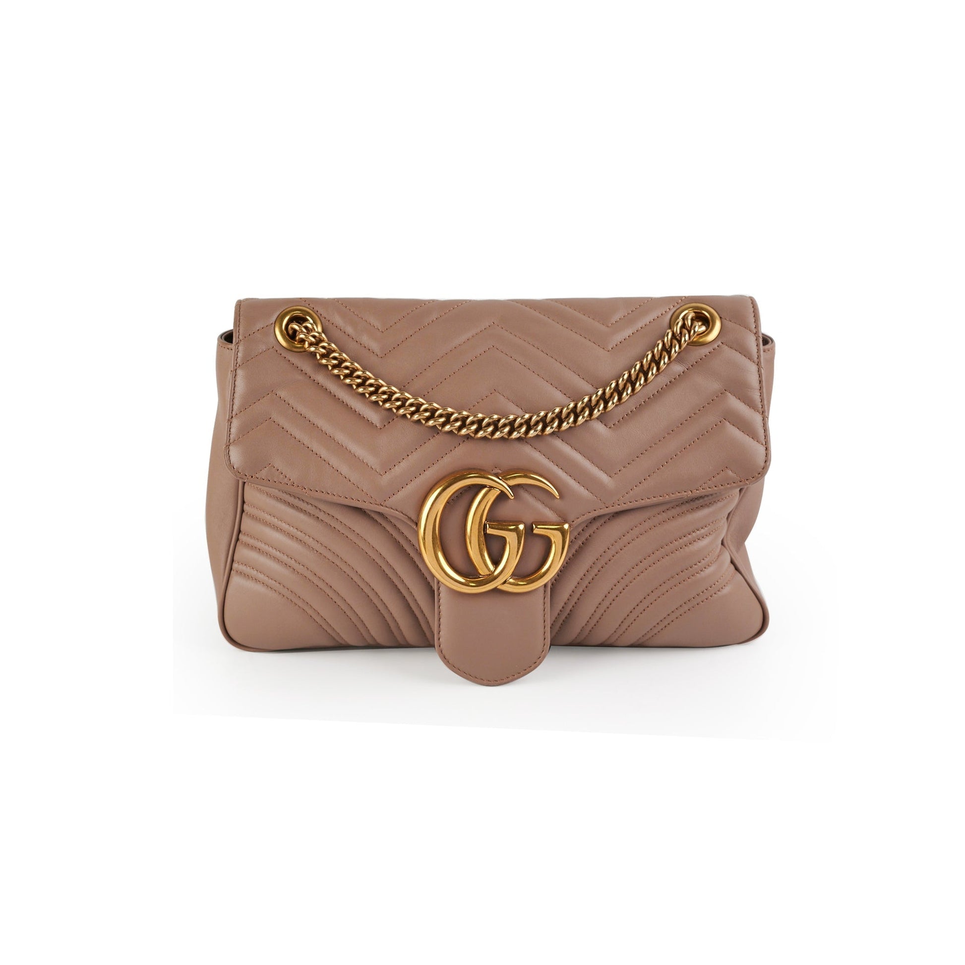 Gucci Marmont Dusty Crossbody Bag Pink Medium