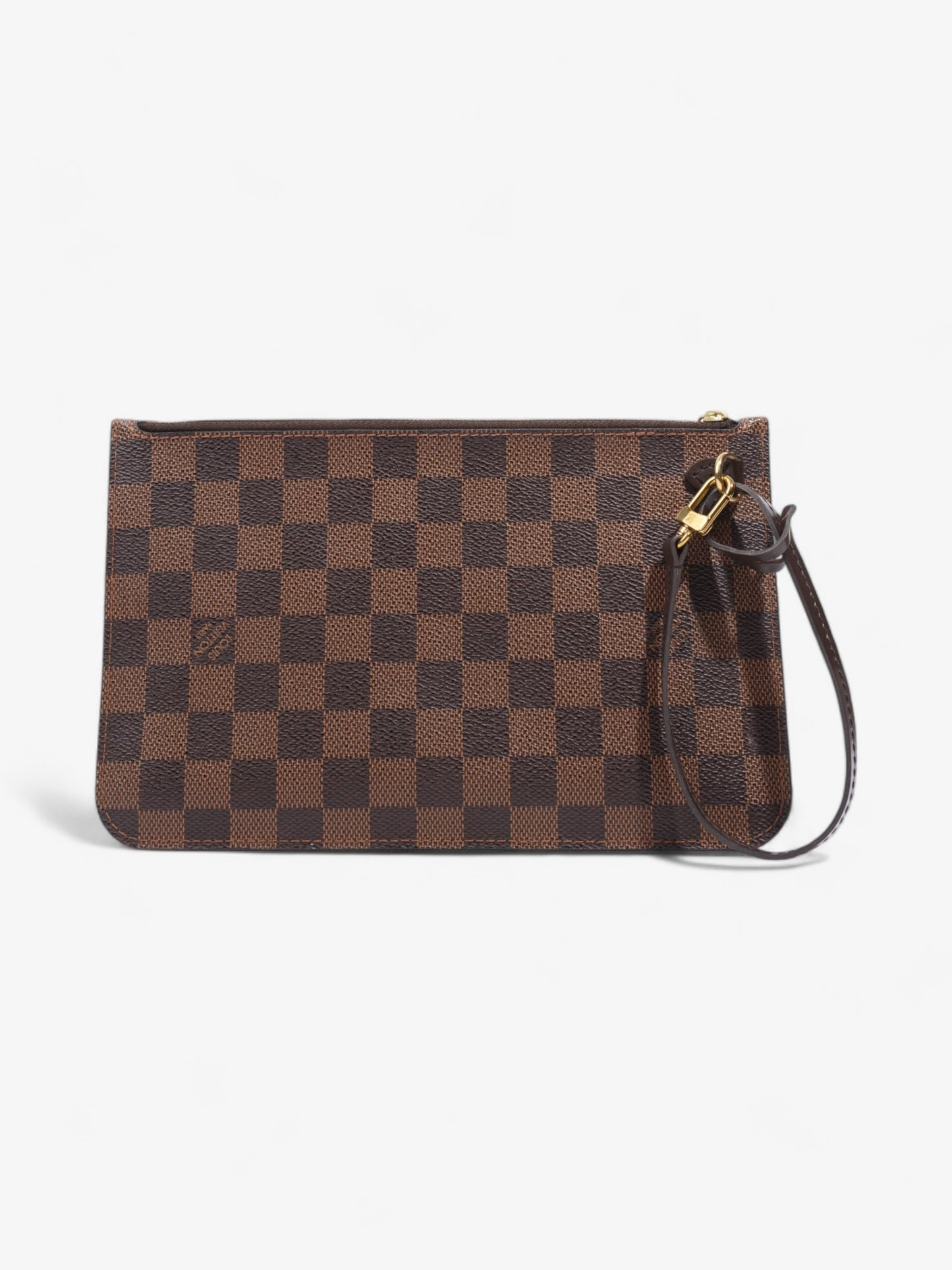 Louis Vuitton Neverful Pochette Ebene Coated Damier Canvas Coated Canvas Apparel