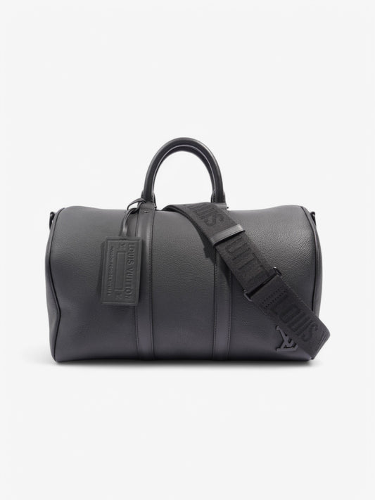 Louis Vuitton Speedy Bandouliere 40 Black Leather Handbag
