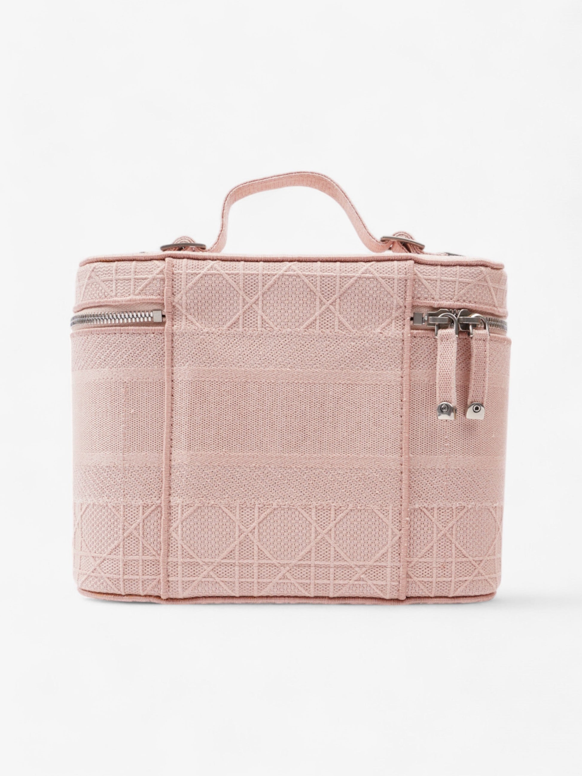 Dior Christian travel Vanity Case Bois De Rose Cotton Travel Bag
