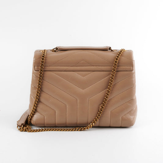 YSL Saint Laurent Lou Lou Crossbody Bag Beige Small 3