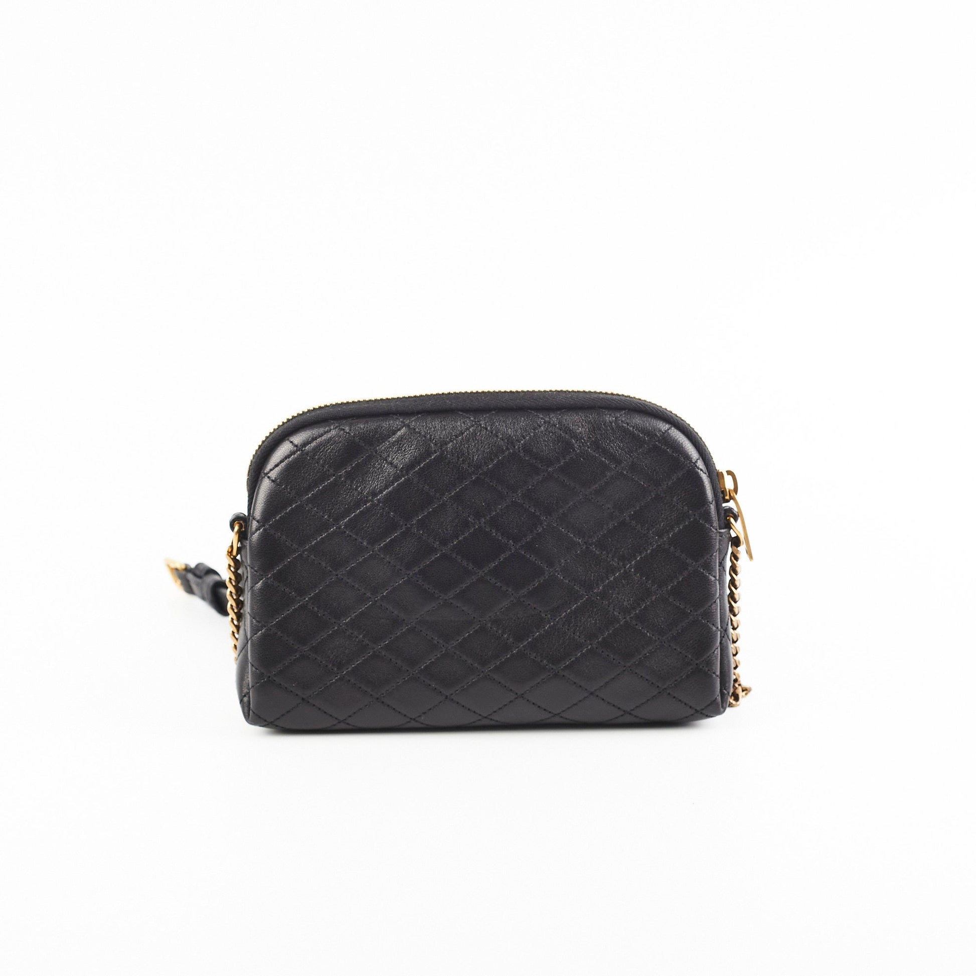 YSL Saint Laurent Gaby Zipped Corssbody Bag Black Crossbody Bag