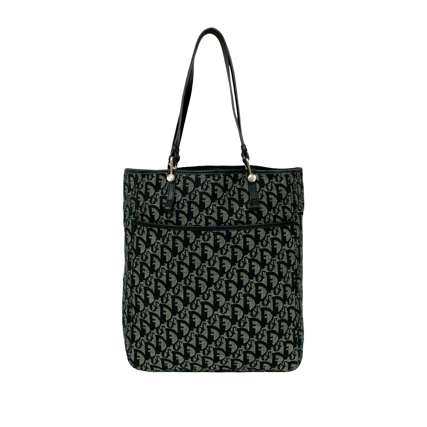 Dior Handbag issimo Trotter Tote 2 Canvas Black Tote Bag
