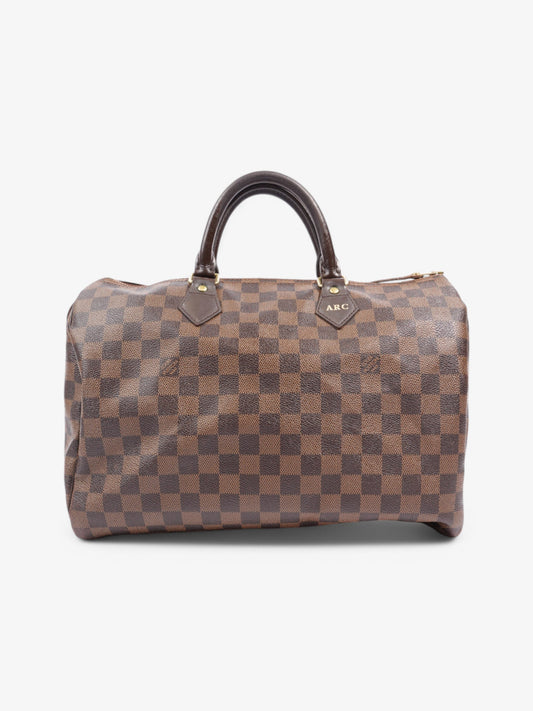 Louis Vuitton Speedy Ebene Coated 35 Canvas Coated Canvas Damier Apparel Canvas 55