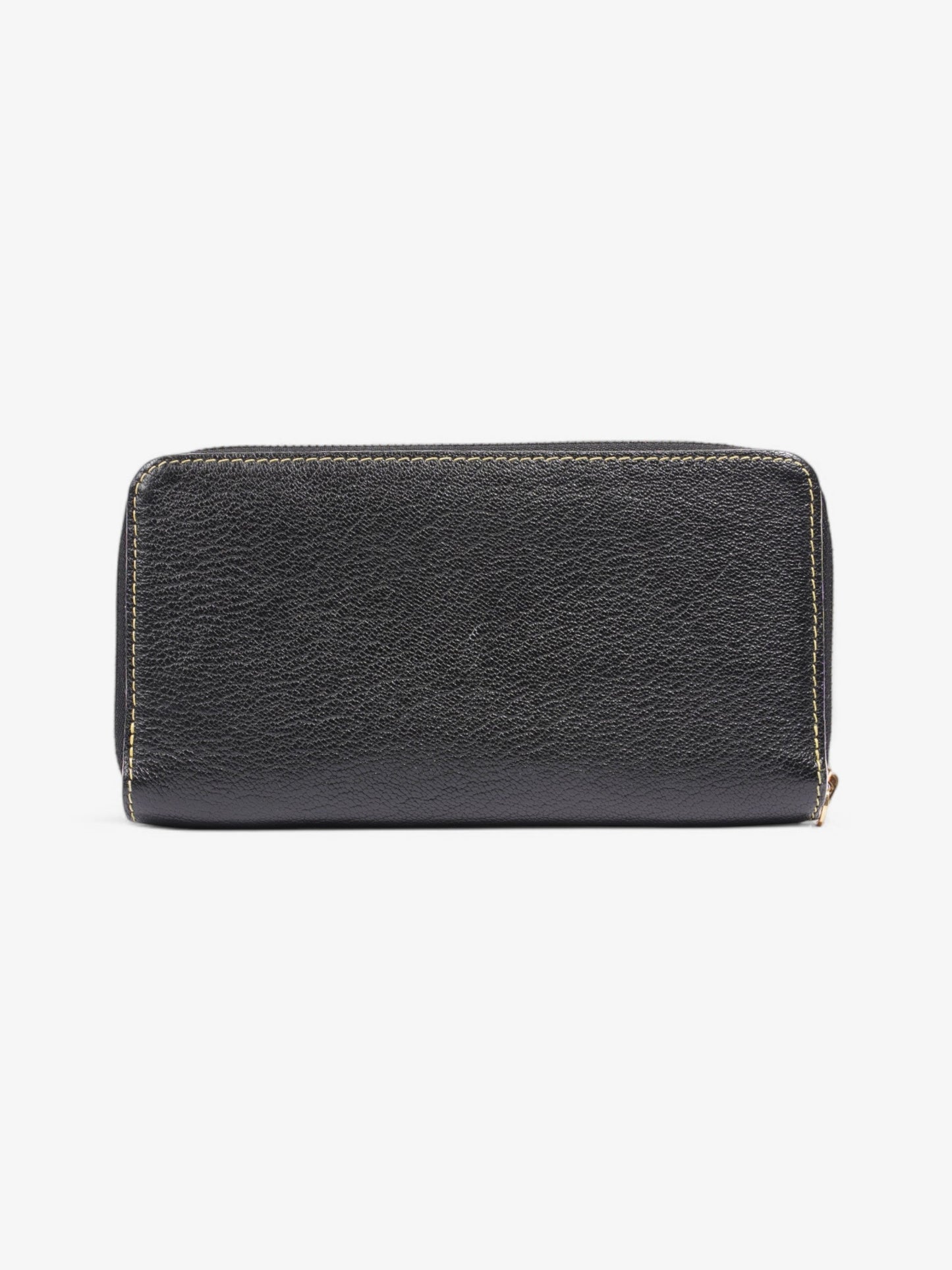 Louis Vuitton Suhali Zippy Black Gold Leather Wallet Case